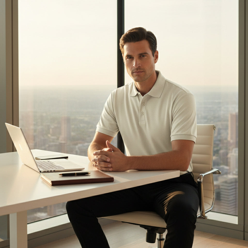 Exclusive Interlock Supima Polos for Elite Men