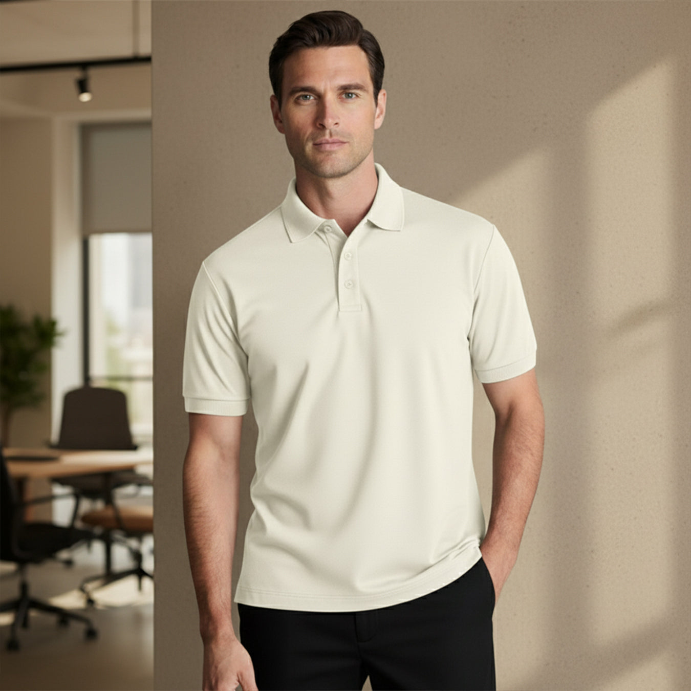 Exclusive Interlock Supima Polos for Elite Men