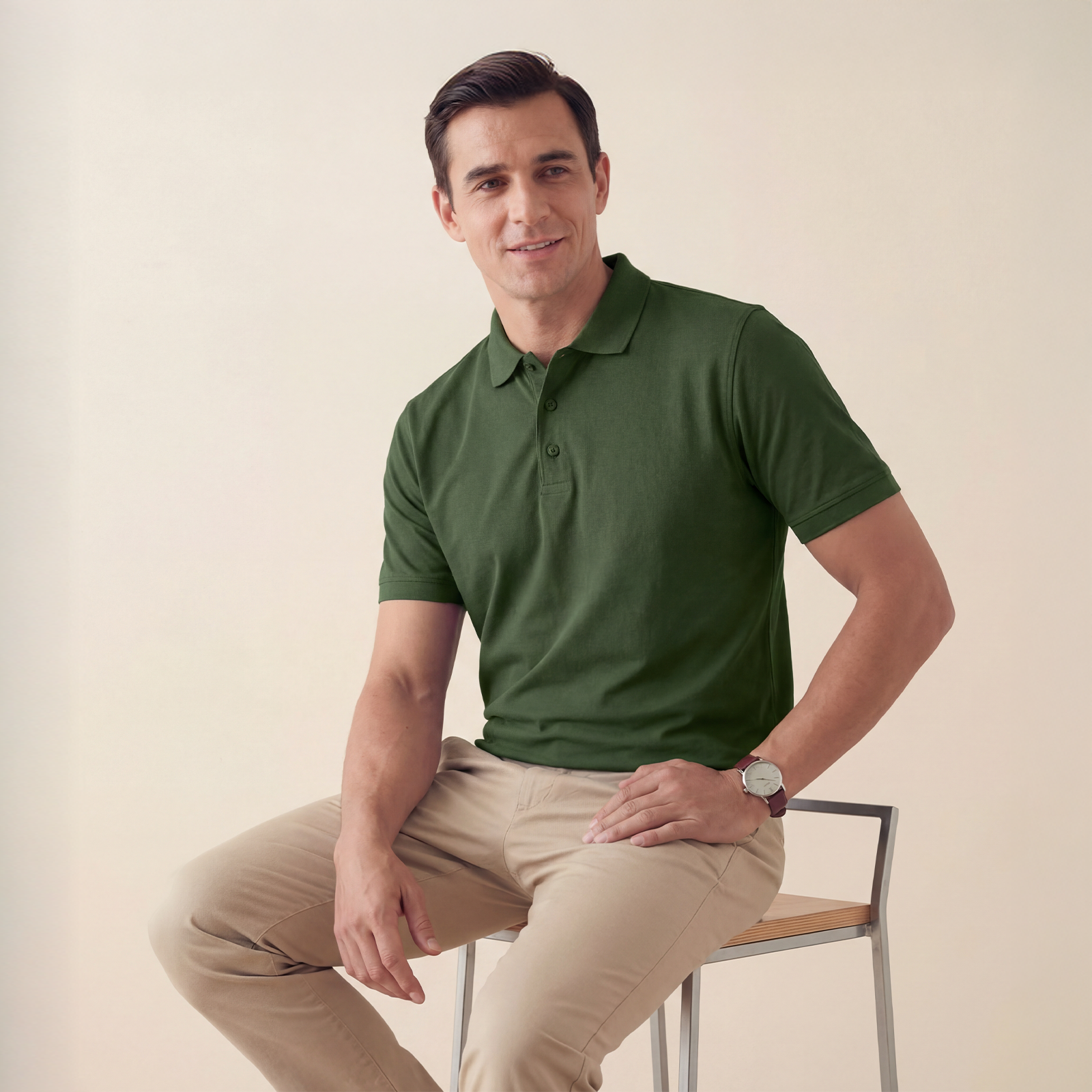 Exclusive Interlock Supima Polos for Elite Men