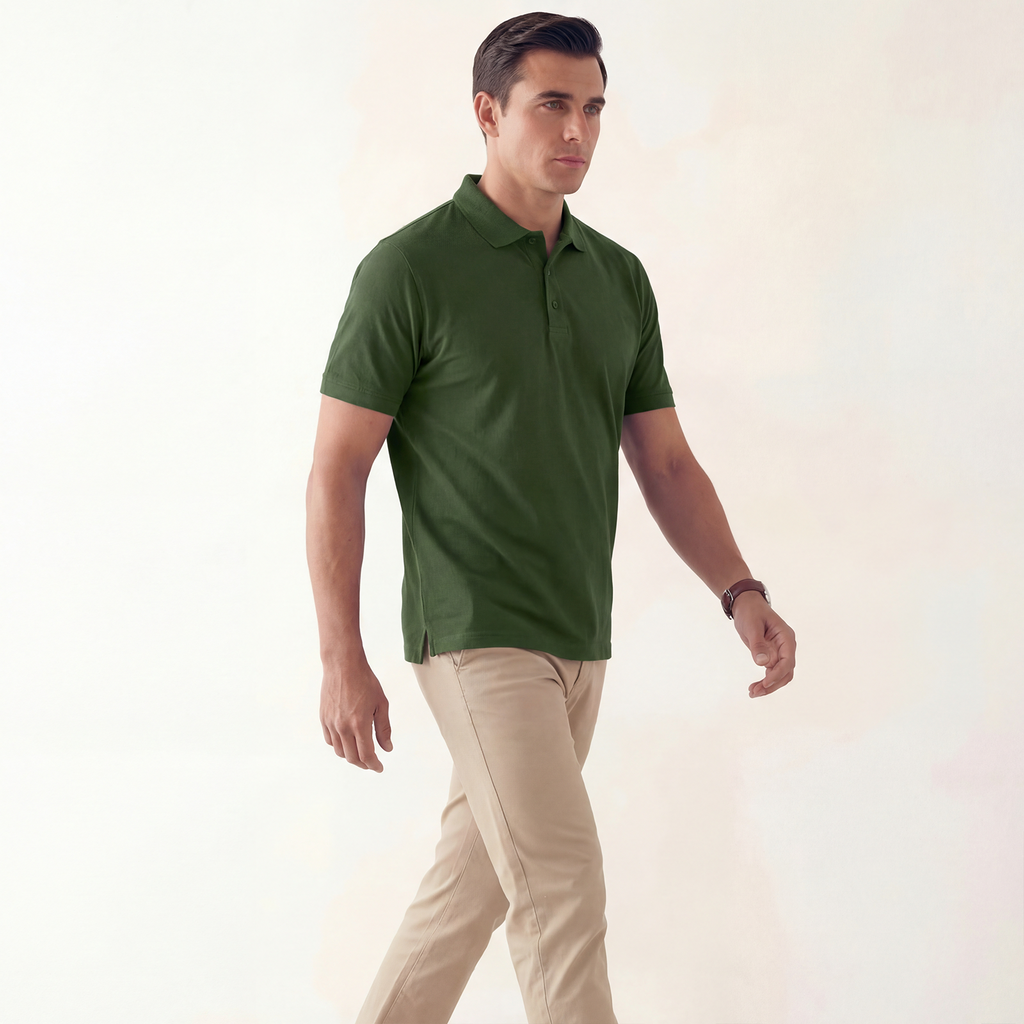 Exclusive Interlock Supima Polos for Elite Men