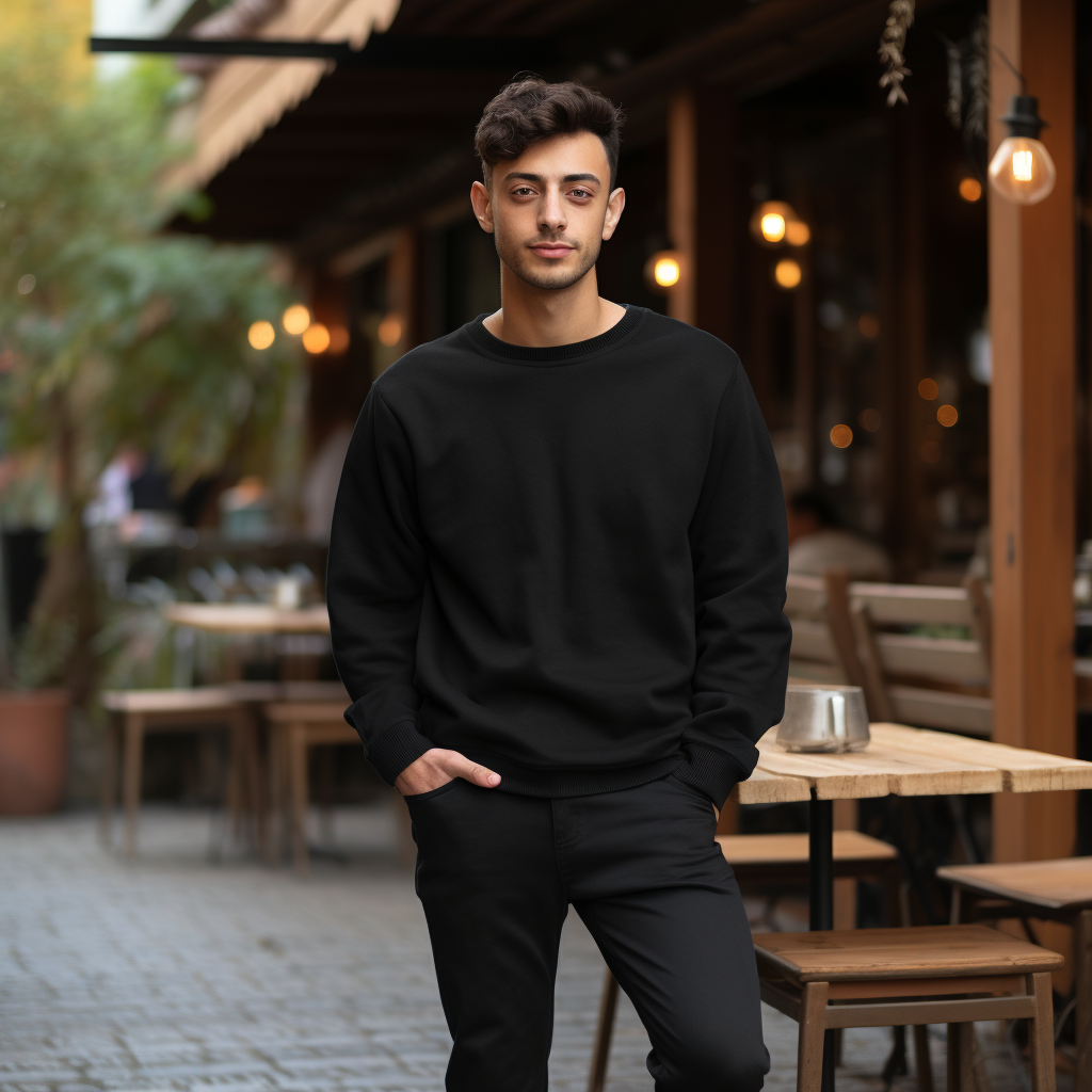 Organic sweatshirt #color_black