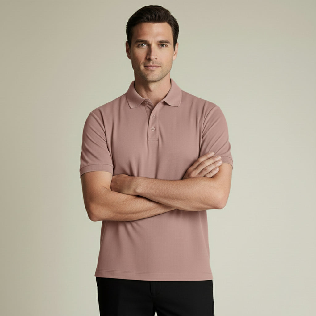 Exclusive Interlock Supima Polos for Elite Men