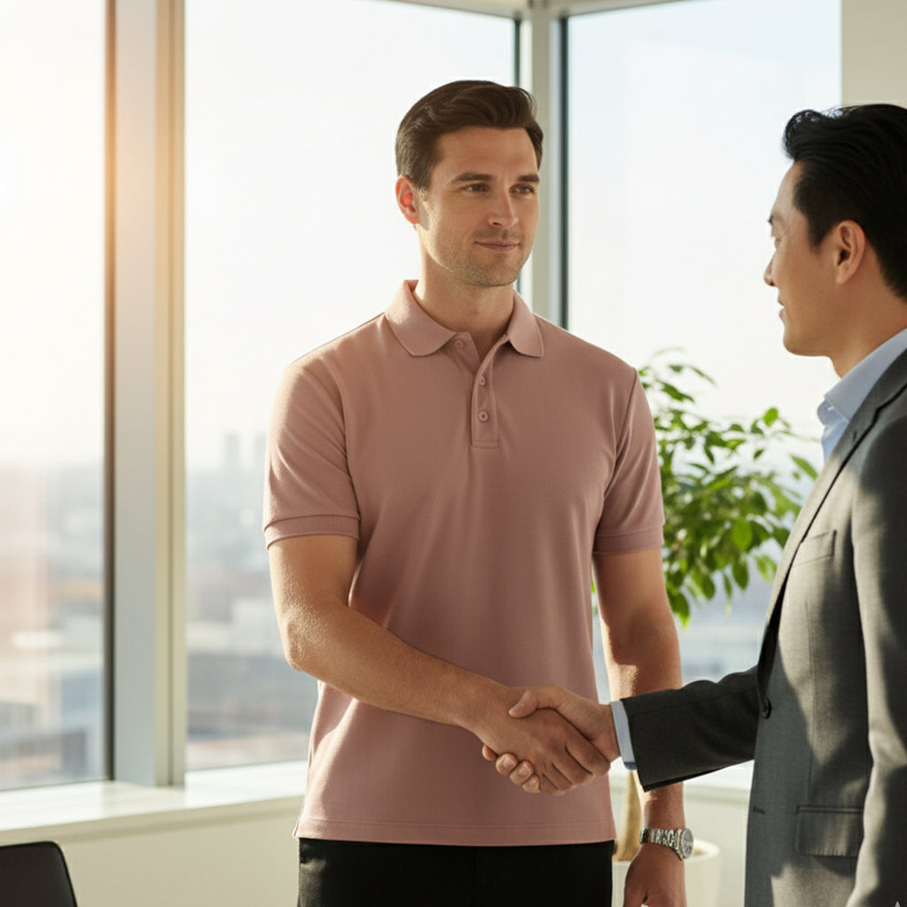 Exclusive Interlock Supima Polos for Elite Men