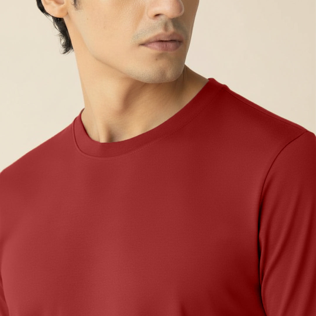 Mercerized Supima Crew Neck T-Shirt (Full Sleeve)