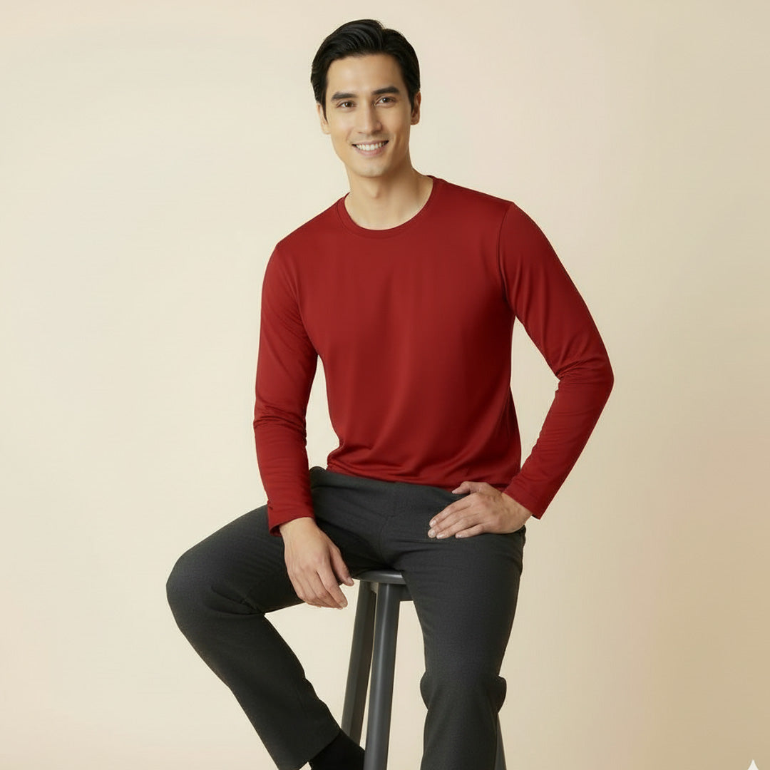 Mercerized Supima Crew Neck T-Shirt (Full Sleeve)