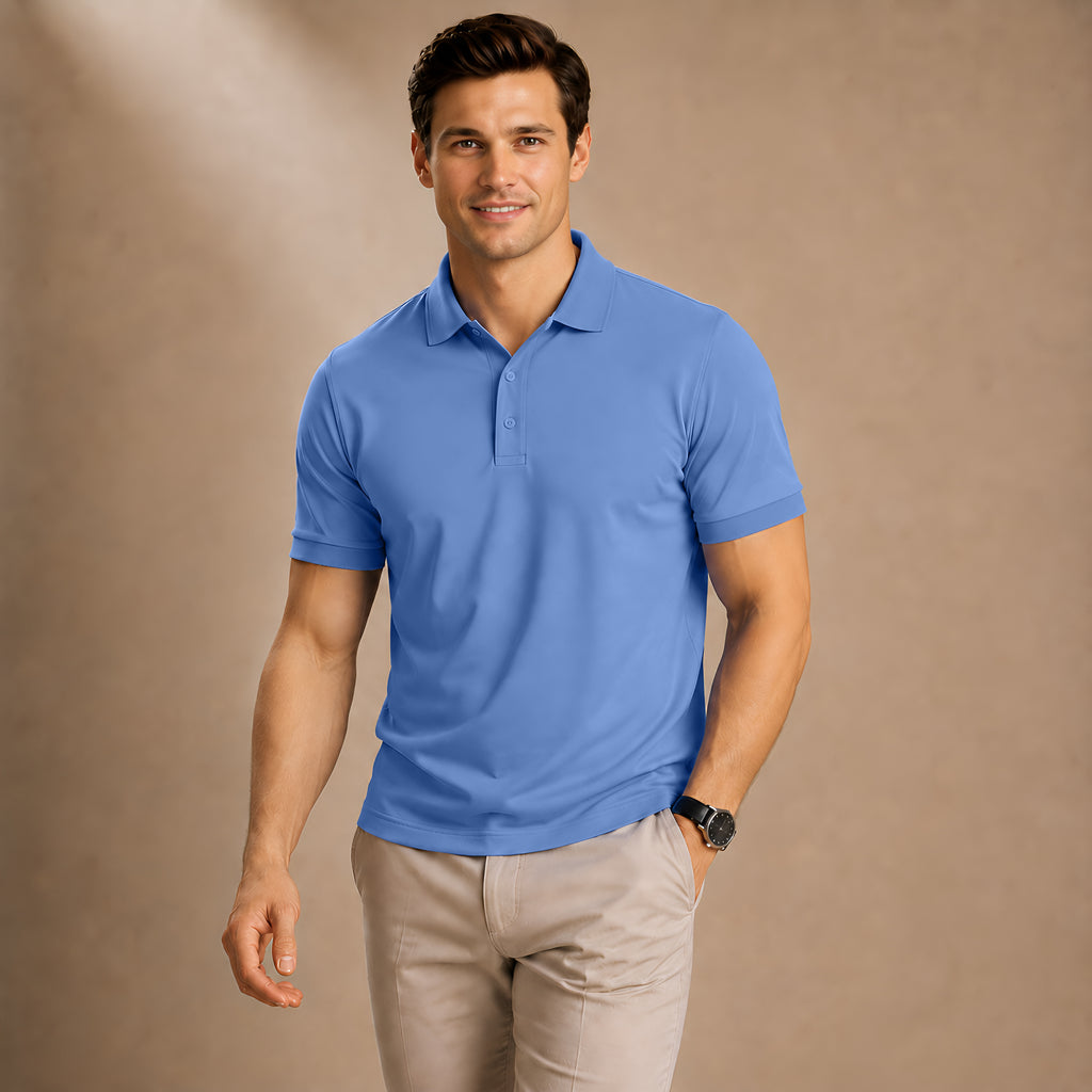 Signature Single Jersey Supima Polo T-Shirt for Elite Men