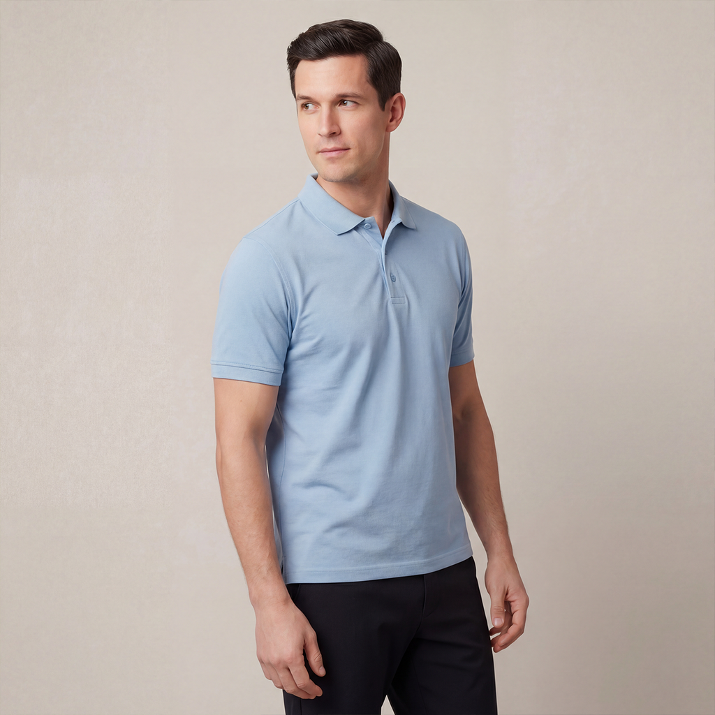 Exclusive Interlock Supima Polos for Elite Men
