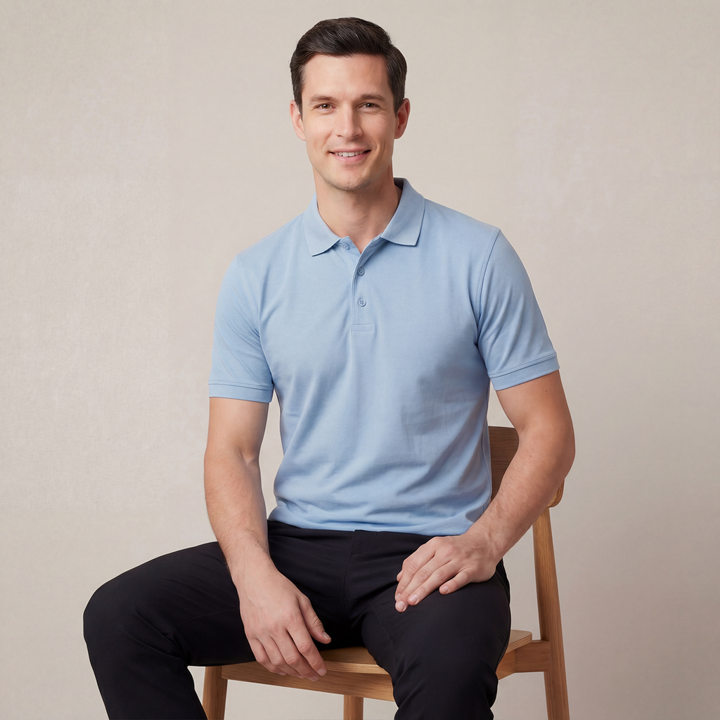 Exclusive Interlock Supima Polos for Elite Men
