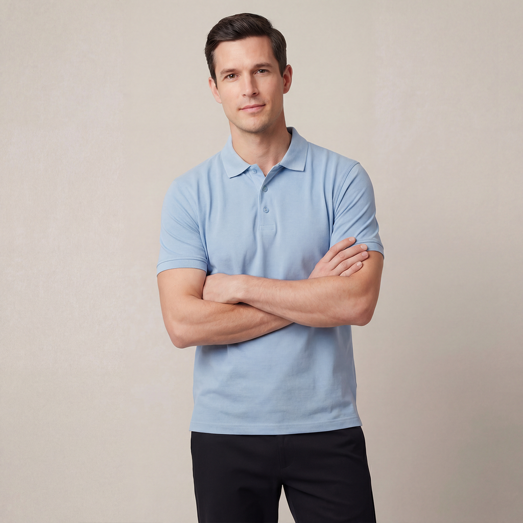 Exclusive Interlock Supima Polos for Elite Men