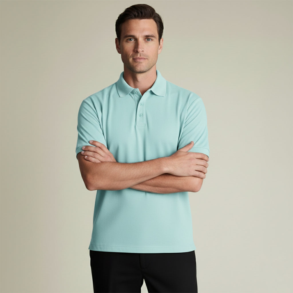 Exclusive Interlock Supima Polos for Elite Men