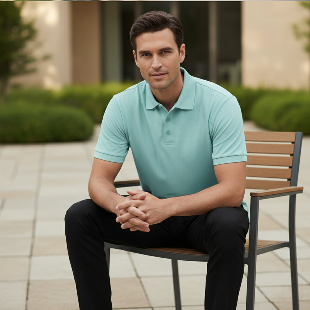 Exclusive Interlock Supima Polos for Elite Men