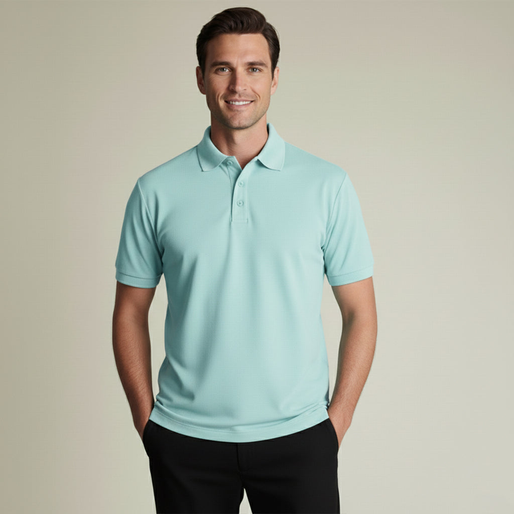 Exclusive Interlock Supima Polos for Elite Men