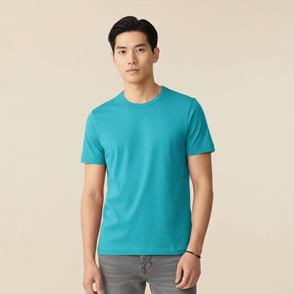 Mercerized Organic Cotton Crew Neck (Half Sleeve) - Clearance Collection