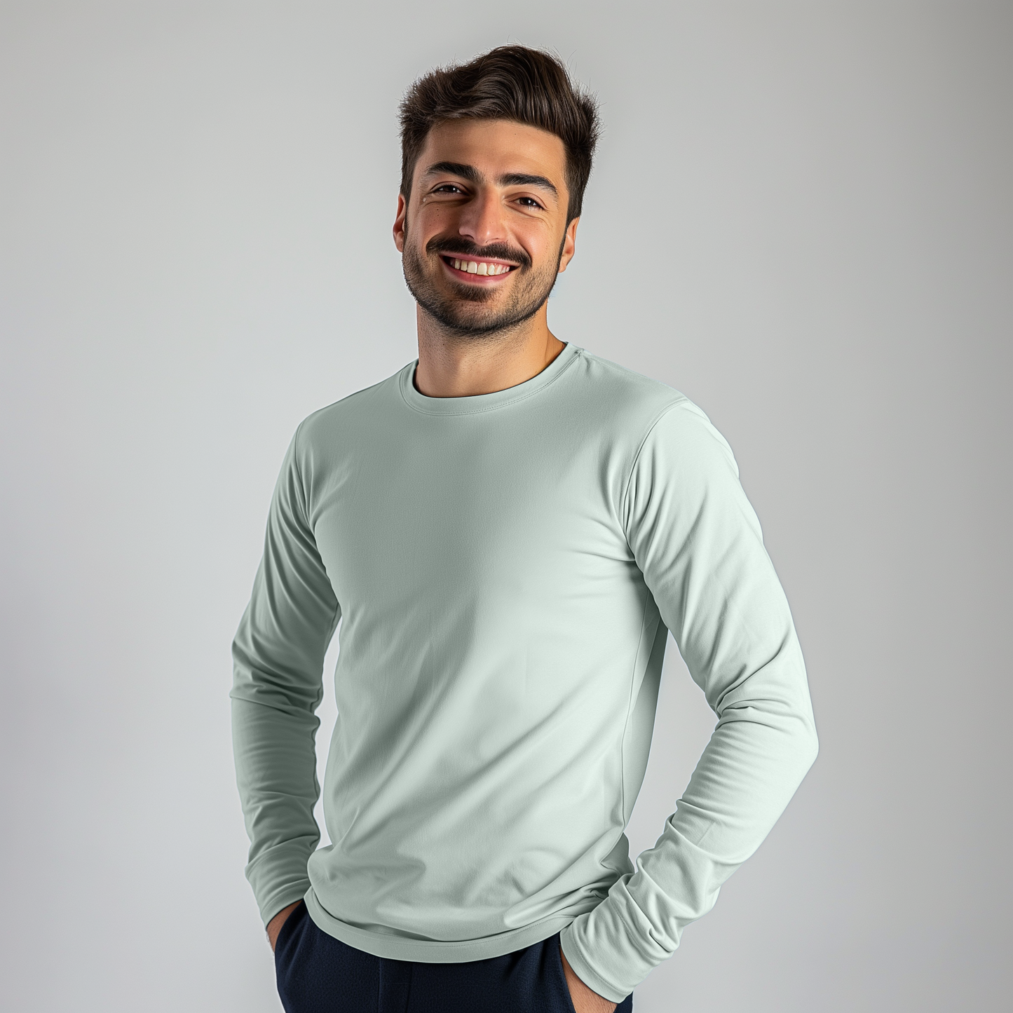 Mercerized Organic Cotton Crew Neck (Full Sleeve)