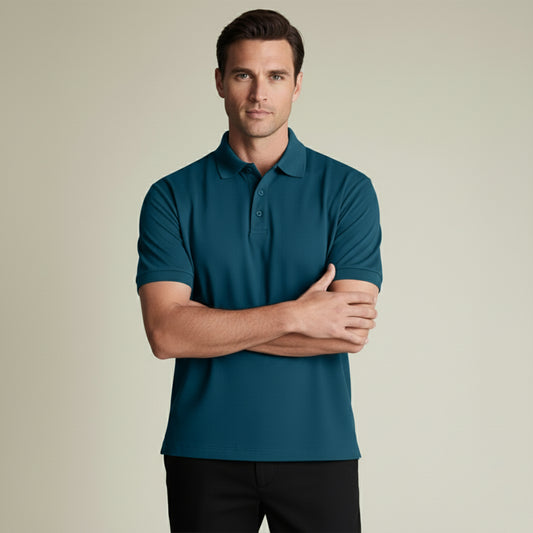 Exclusive Interlock Supima Polos for Elite Men