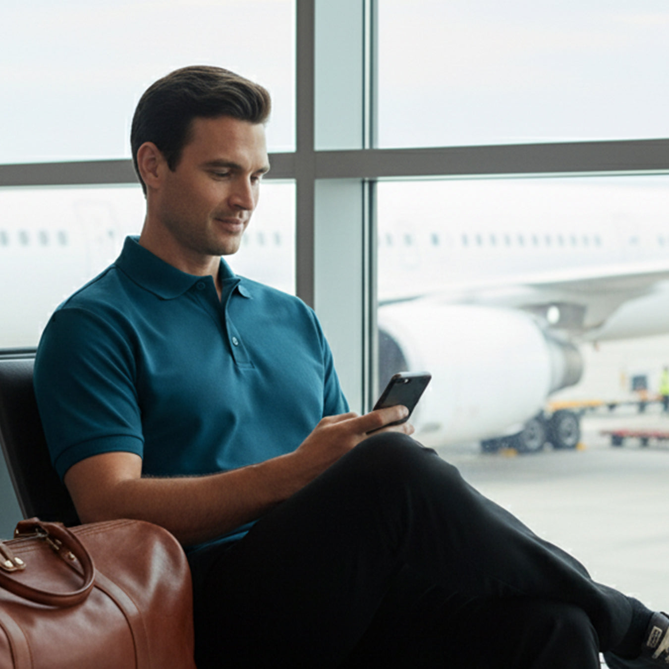 Exclusive Interlock Supima Polos for Elite Men