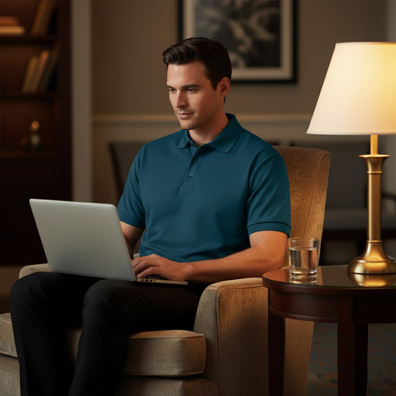 Exclusive Interlock Supima Polos for Elite Men