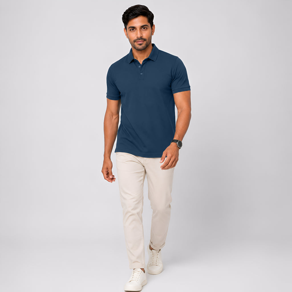Exclusive Interlock Supima Polos for Elite Men