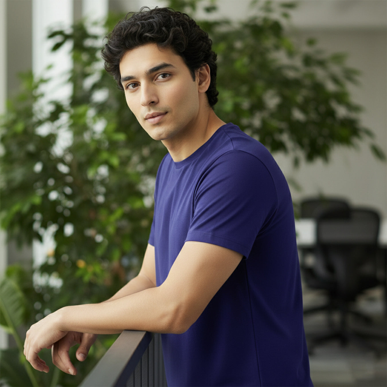 Mercerized Supima Crew Neck T-Shirt