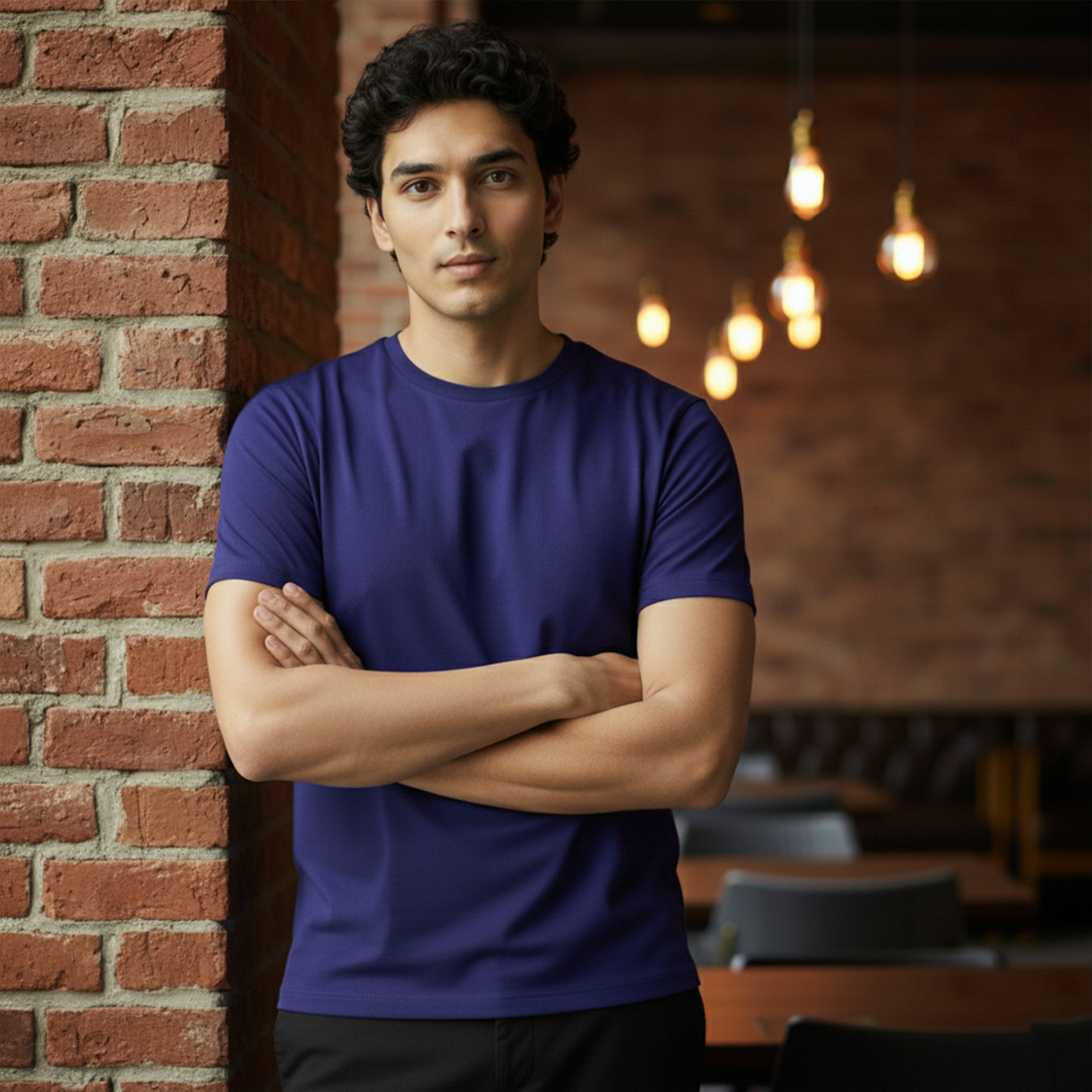 Mercerized Supima Crew Neck T-Shirt