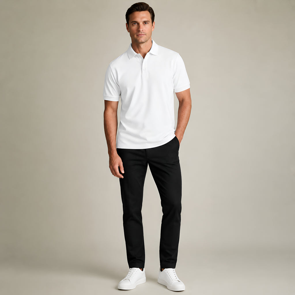 Exclusive Interlock Supima Polos for Elite Men