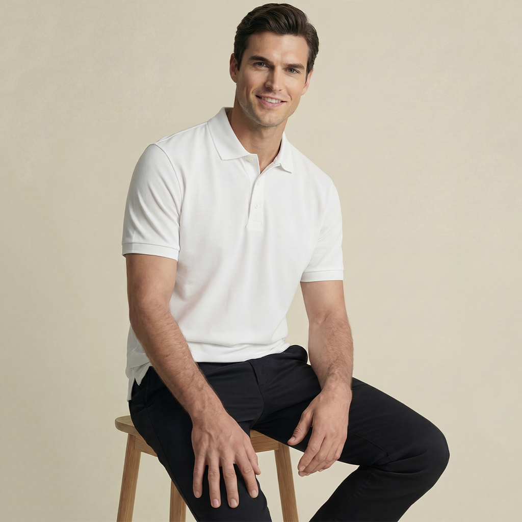Mercerized Premium Supima Polo T-Shirt