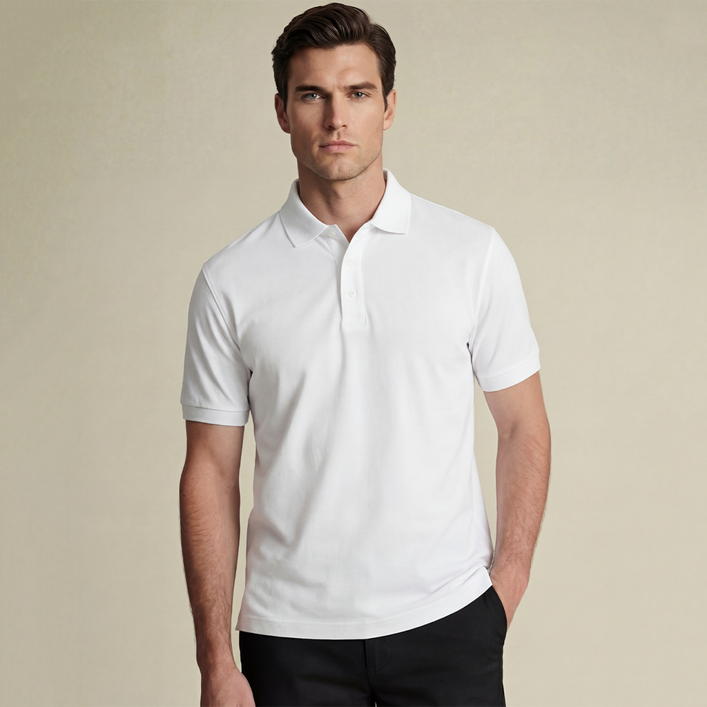Mercerized Premium Supima Polo T-Shirt