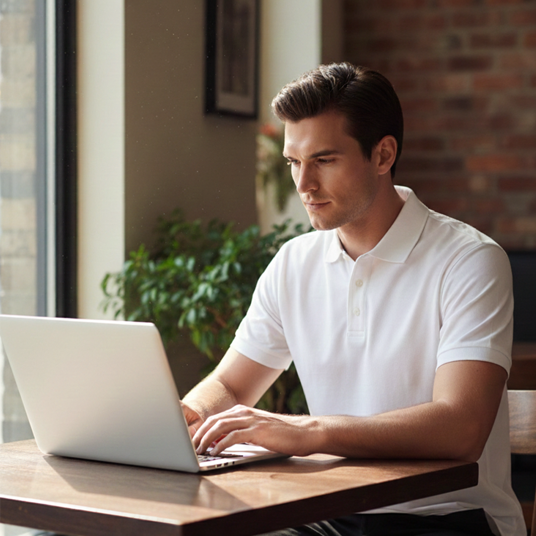 Mercerized Premium Supima Polo T-Shirt