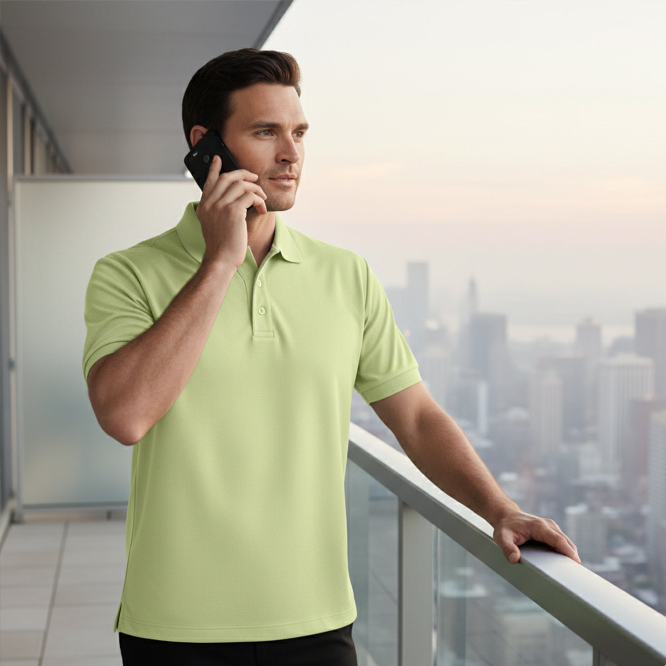 Exclusive Interlock Supima Polos for Elite Men