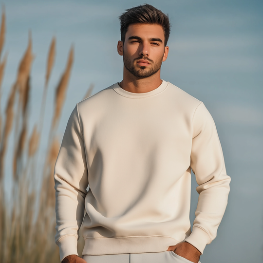 Premium Supima Sweatshirt for Elite Men: India’s Ultimate Winter Shield