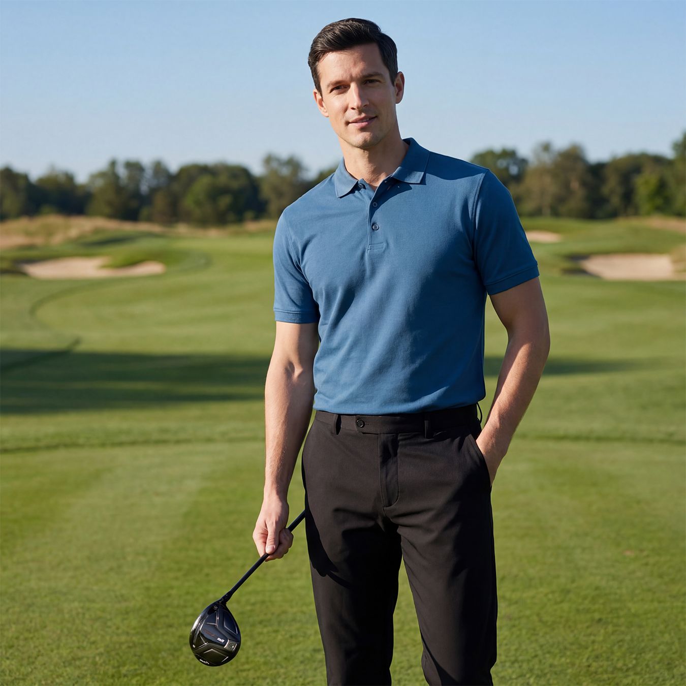 Exclusive Interlock Supima Polos for Elite Men