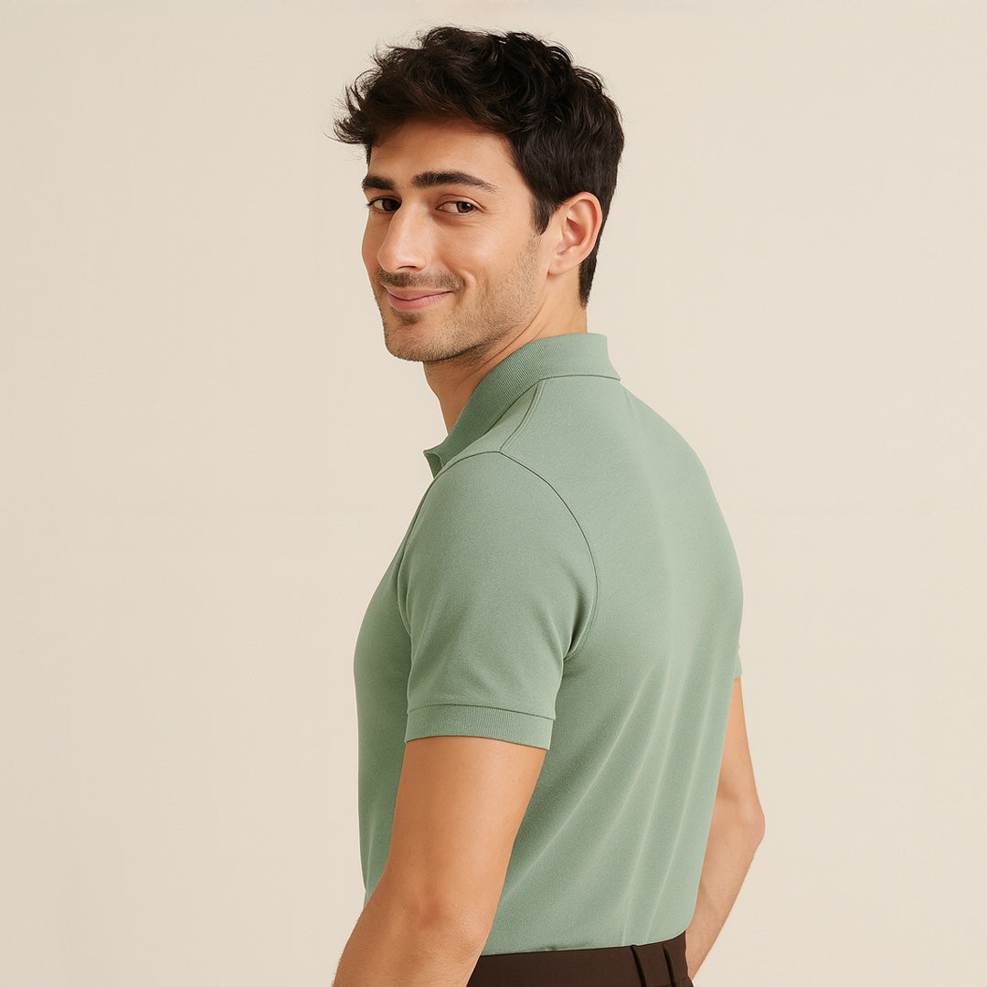 Exclusive Interlock Supima Polos for Elite Men
