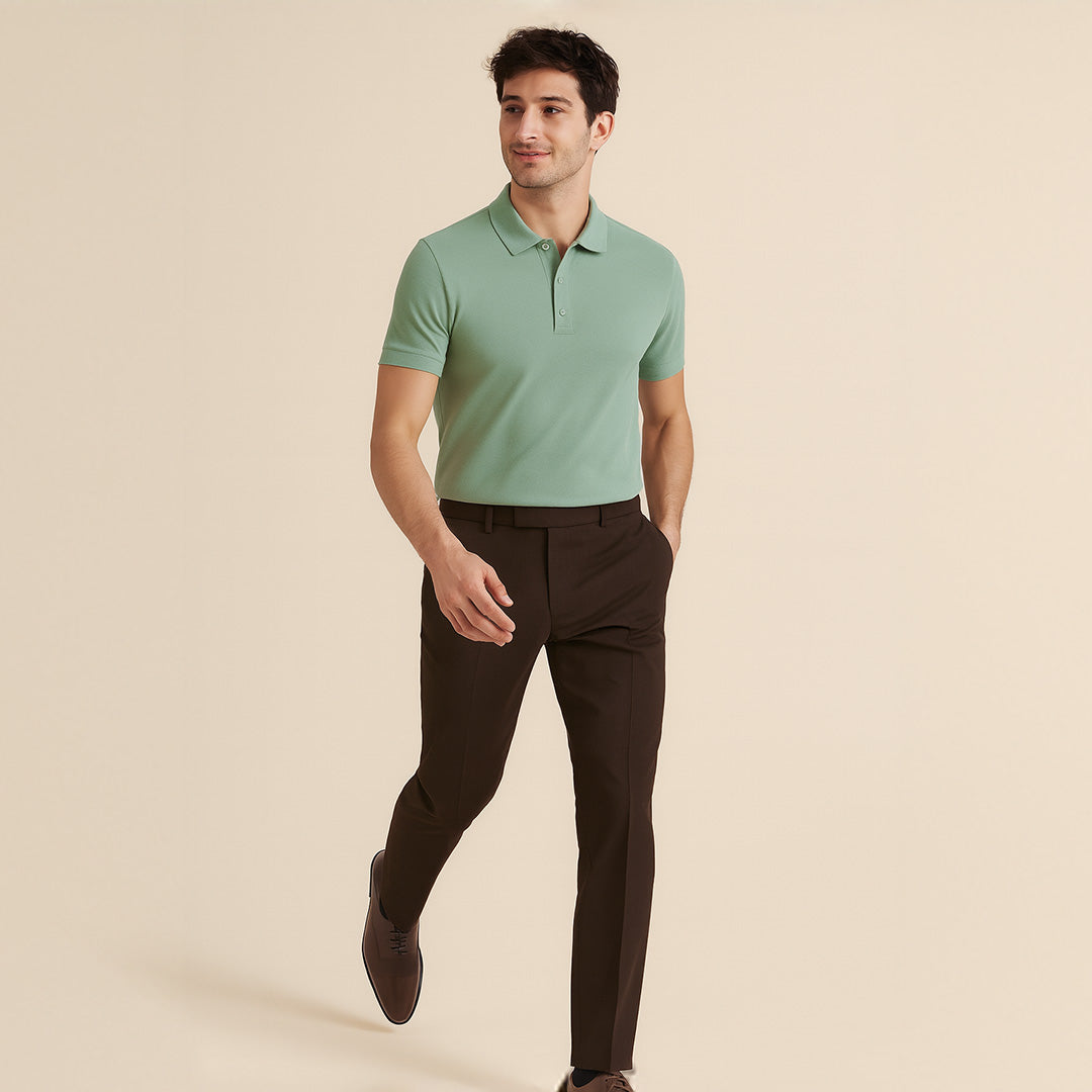 Exclusive Interlock Supima Polos for Elite Men