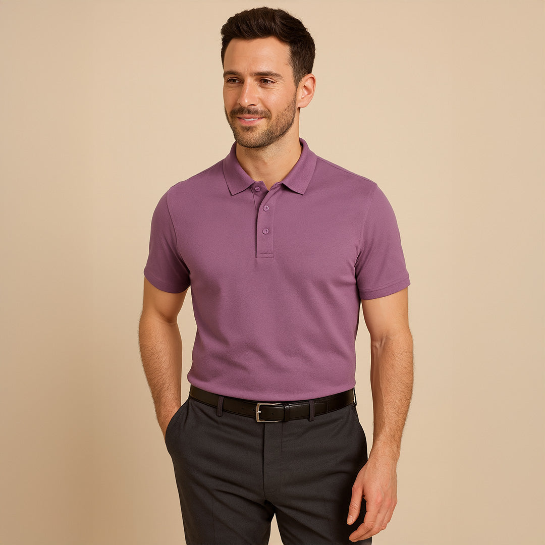 Exclusive Interlock Supima Polos for Elite Men