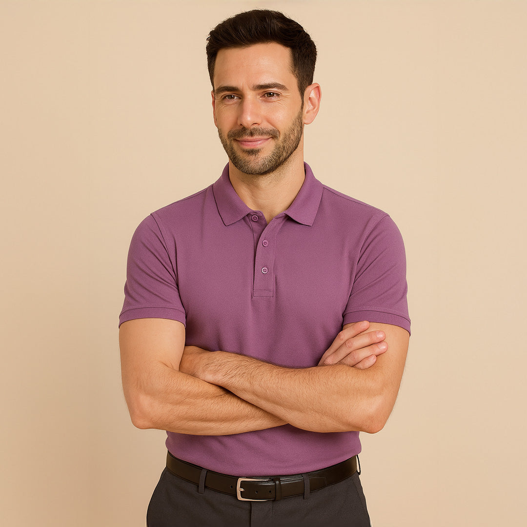 Exclusive Interlock Supima Polos for Elite Men