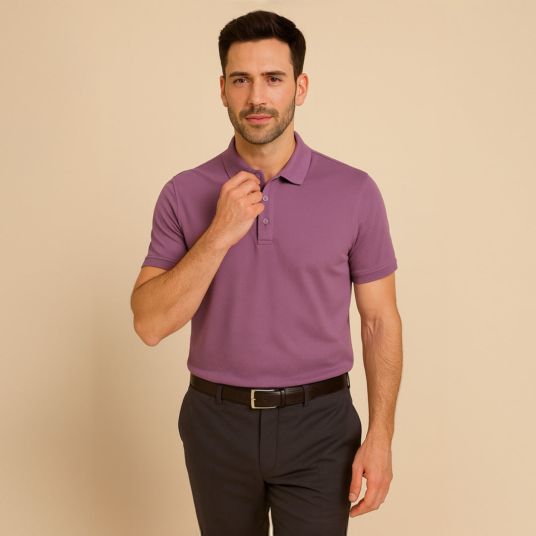 Exclusive Interlock Supima Polos for Elite Men