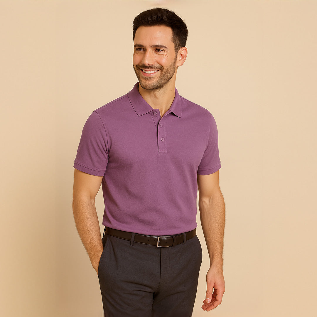 Exclusive Interlock Supima Polos for Elite Men