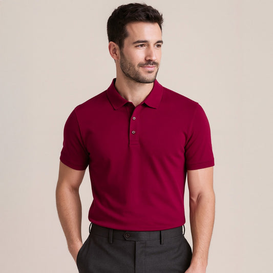 Exclusive Interlock Supima Polos for Elite Men
