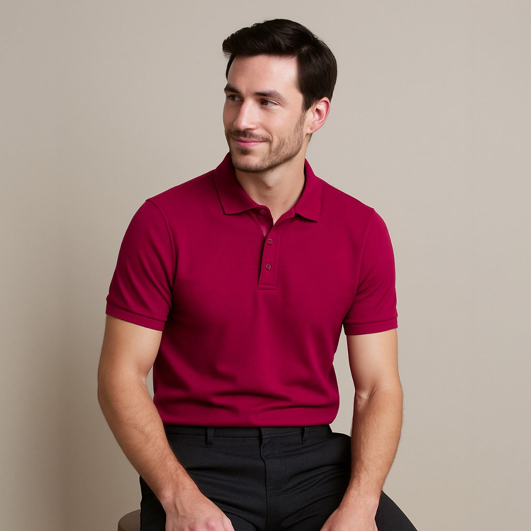 Exclusive Interlock Supima Polos for Elite Men