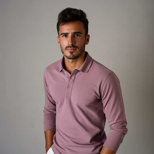 Full Sleeve Lycra Supima Polo T-shirt