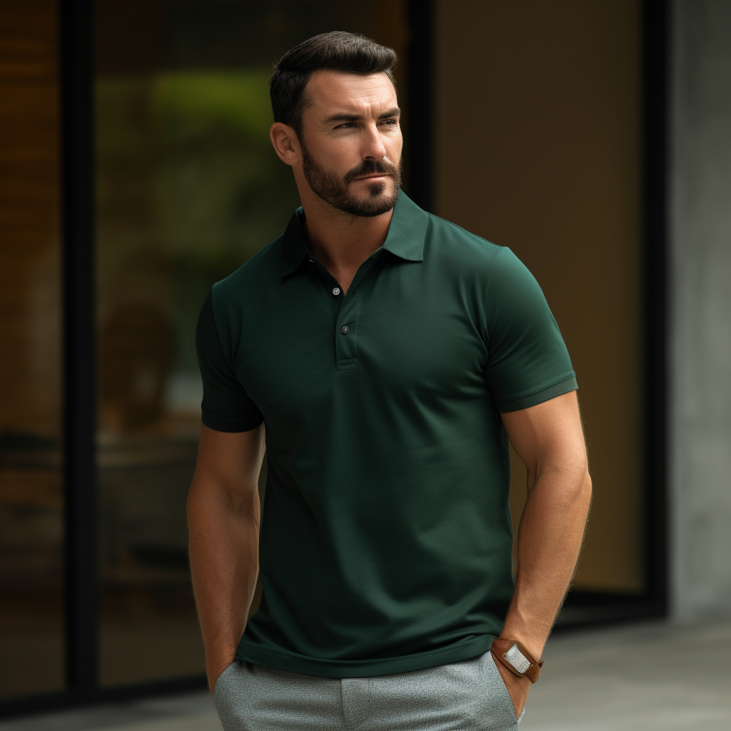 Exclusive Interlock Supima Polos for Elite Men