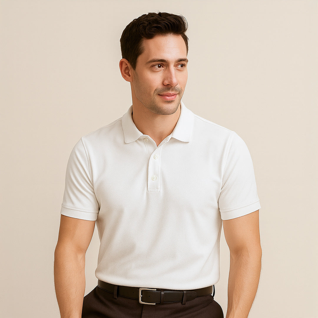 Exclusive Interlock Supima Polos for Elite Men