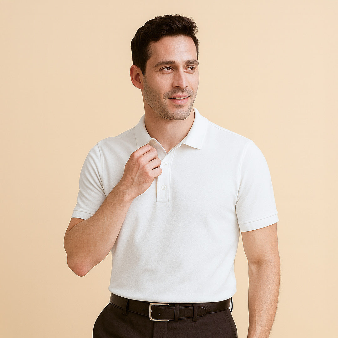 Exclusive Interlock Supima Polos for Elite Men