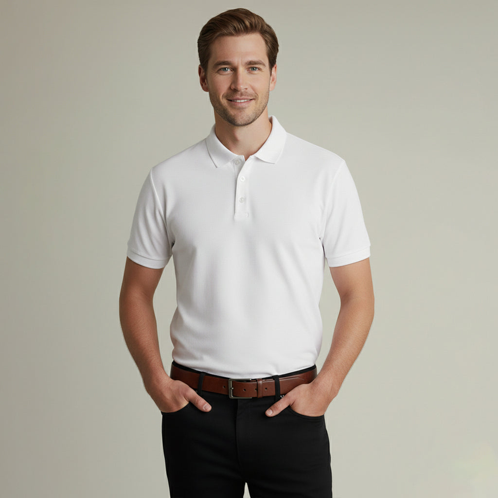 Exclusive Interlock Supima Polos for Elite Men