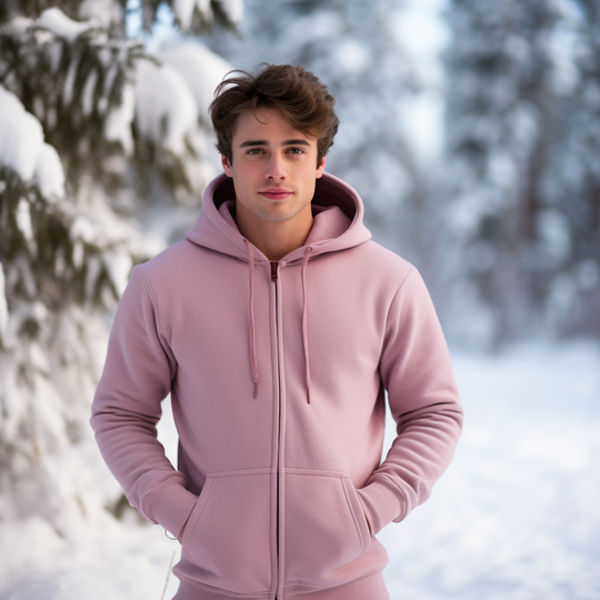 Organic Hoodie #color_wild-rose